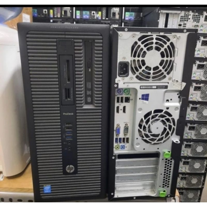 PC HP PRODESK TOWER 600 G1 KOSONGAN SUPPORT GEN 4 KONDISI FISIK MULUS BANGET