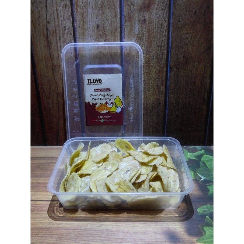 

Iluyo Kripik Pisang Lumer Rasa Tiramisu 120 gram