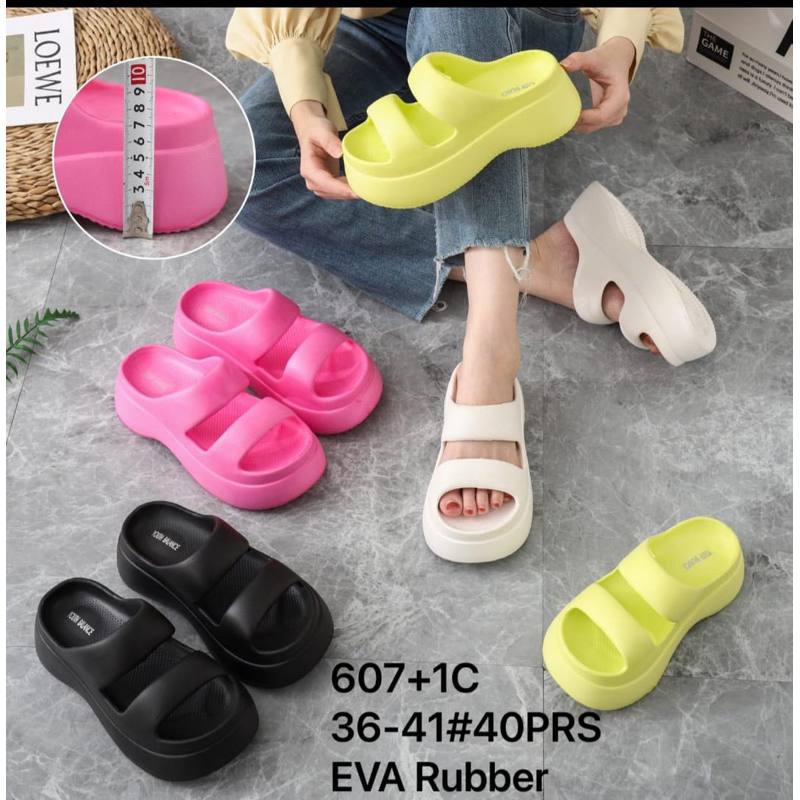 Wedges Eva Rubber Strap Dua Balance 607 Strap