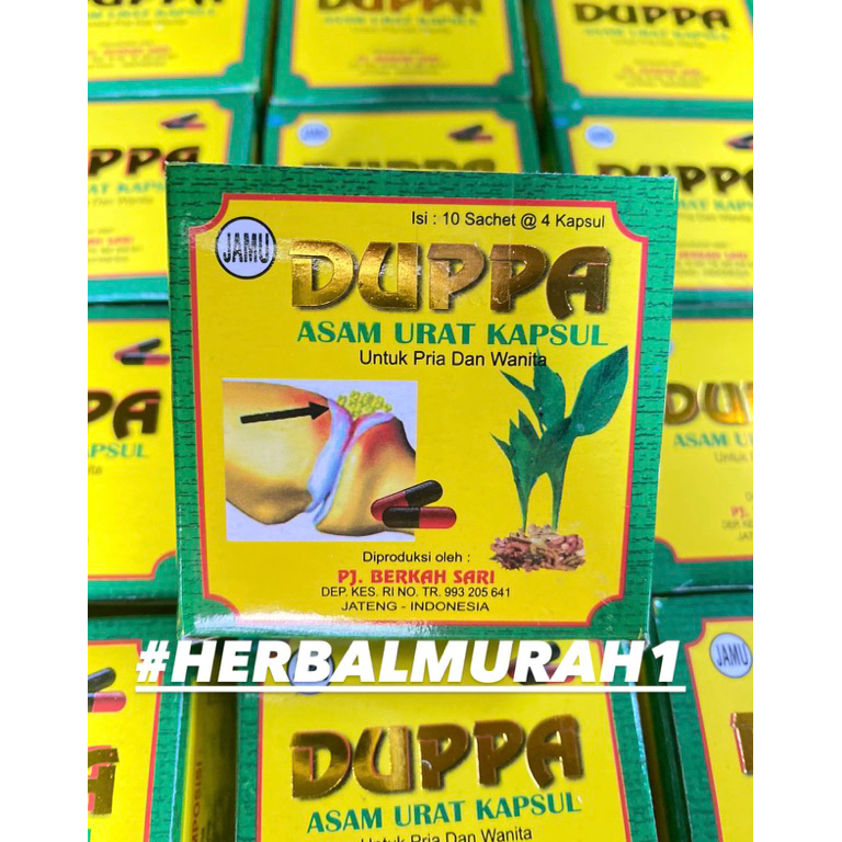 

5.5 Product HOT Duppa Kapsul Asam Urat Dan Pegal Linu Original