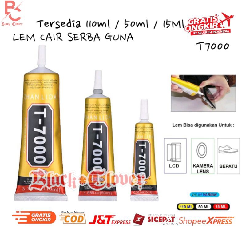 

Lem Lcd Lem Touchscreen T7000 50ML - Lem Lcd Untuk Lcd / Lem Untuk Touch Screen 50 ML Hitam Black
