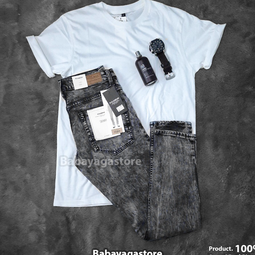 Best Produk BABAYAGA - SATU PAKET CELANA KAOS DAN JAM TANGAN CELANA PANJANG PB PRIA CELANA PANJANG P