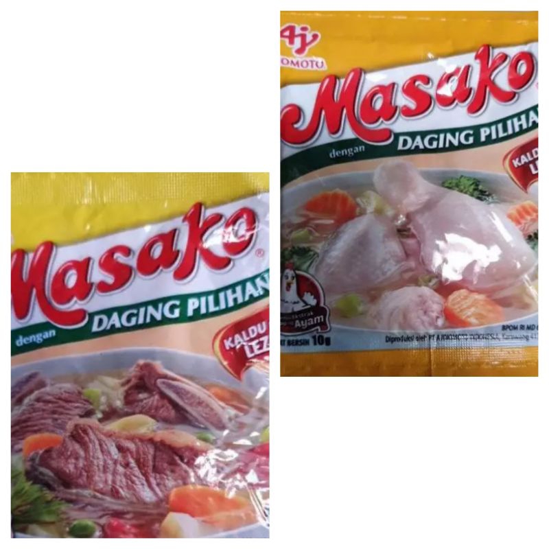 

Masako renceng Ayam dan sapi