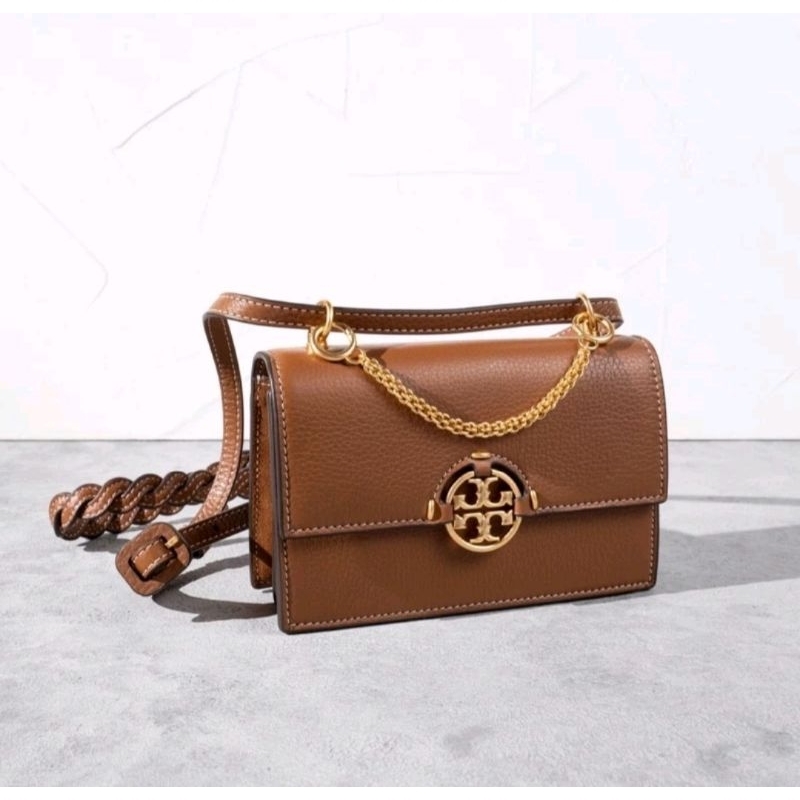 Tory Burch Miller Mini Bag in Brown