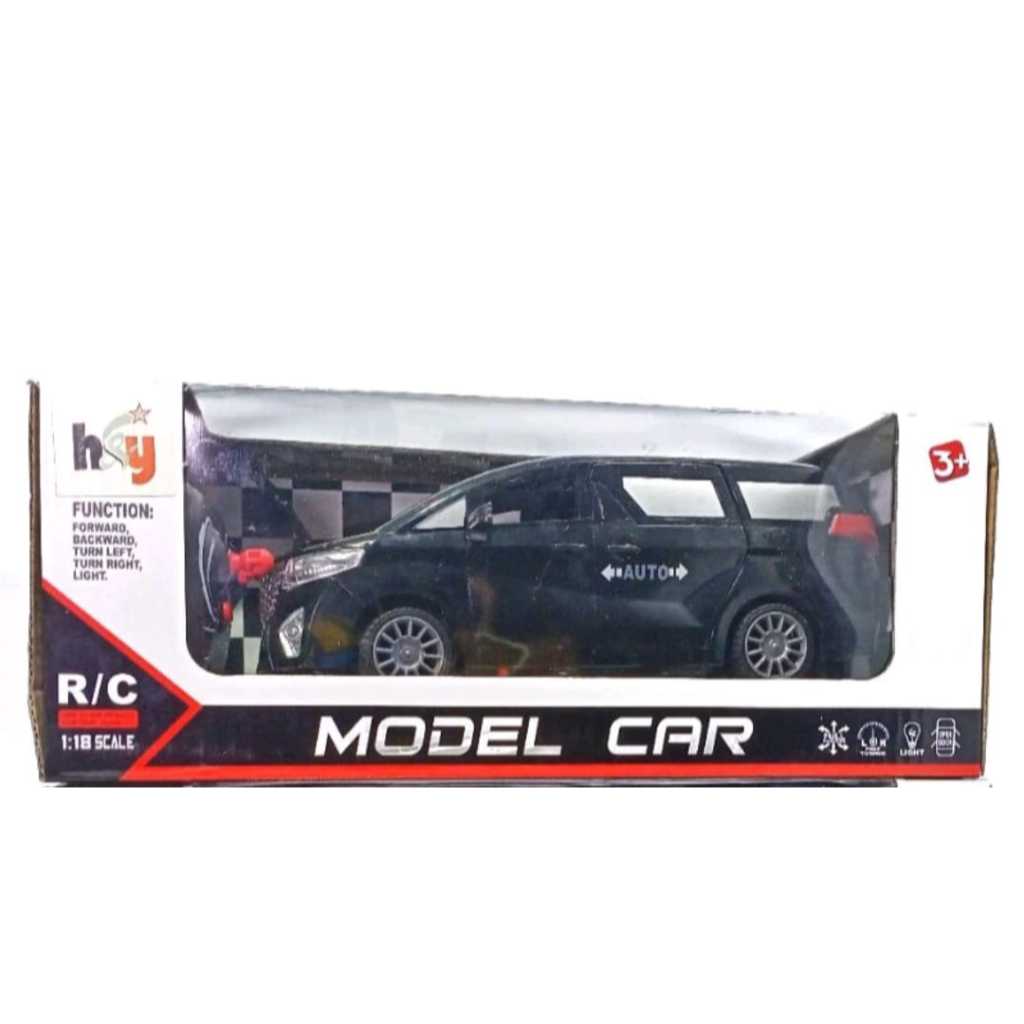 MAINAN MOBIL RC MODEL CAR MOBIL REMOT RC TOYOTA ALPHARD DENGAN CAT BODY GLOSSY YANG TERLIHAT SEMAKIN