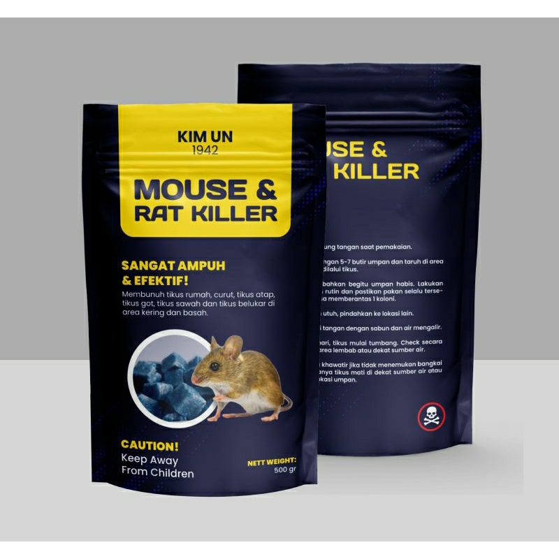 PROMO 500gram Mouse & Rat Killer  Tidak Bau Kering Ampuh Mati