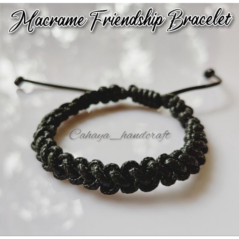 Gelang Macrame Friendship Bracelet | Gelang Rajut Tali Korea