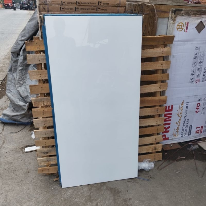 GRANITE LANTAI 60X120 PUTIH POLOS / GLOSSY / VALENTINO GRESS / GRADE AAA