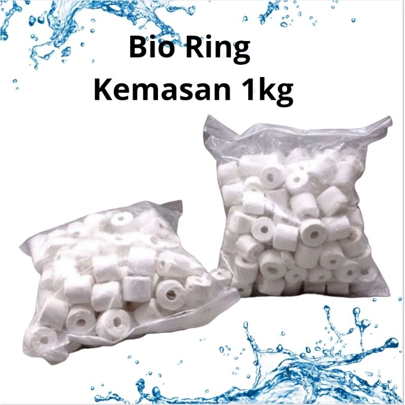 Media Filter Keramik Bio Ring 900gr Size Medium