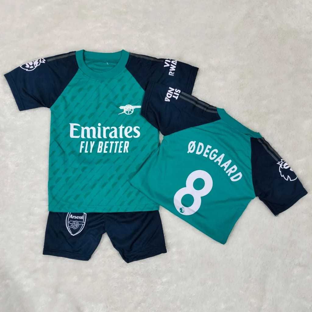 SETELAN BAJU BOLA ANAK ARSENAL TERBARU/KAOS FUTSAL ANAK/JERSEY SEPAK BOLA ANAK TERMURAH