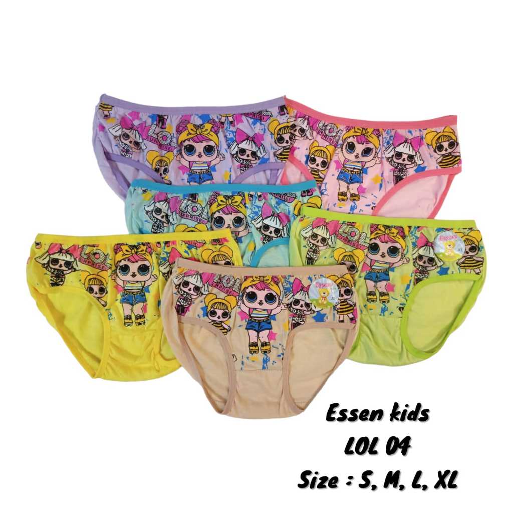 Essen Kids /  Celana Dalam Anak Cewek  / CD Anak Perempuan LOL 04