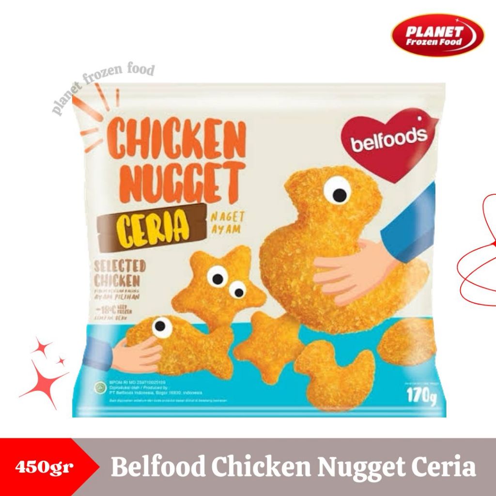

BELFOOD CHICHKEN NUGGET CERIA ANIMALS 170GR