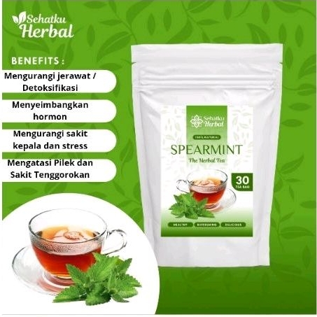 

SPEARMINT TEA : TEH SPEARMINT ISI 30 TEA BAG