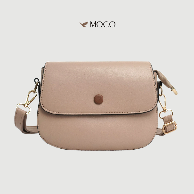 1018 MOCO Fashion Tas Wanita Selempang Sling Shoulder Bag Dompet Kecil Terbaru Kuliah Kerja Sekolah Fashion Kekinian Motif Pin Bulat