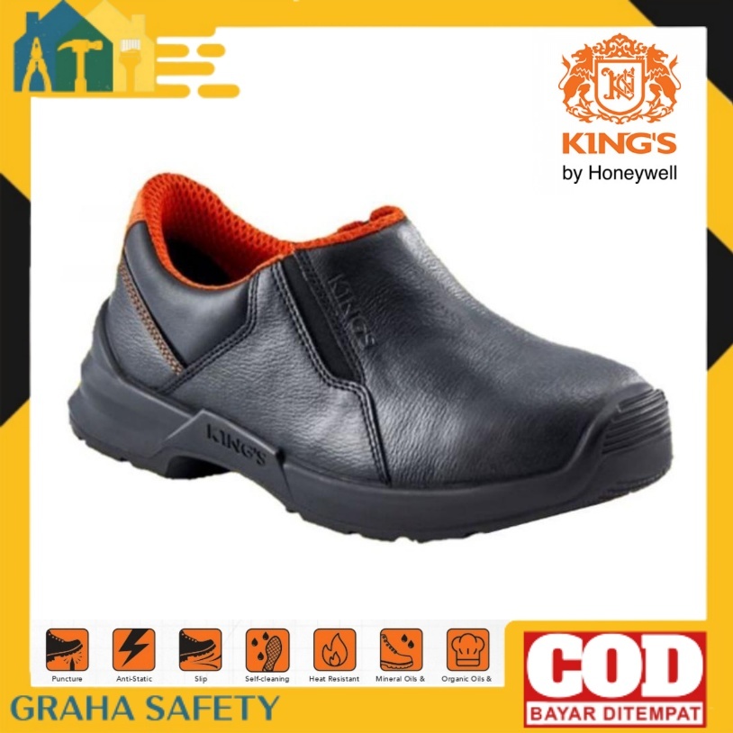 Sepatu Safety Kings KWD 207X Original - Safety Shoes Kings KWD 207 By Honeywell Berkualitas