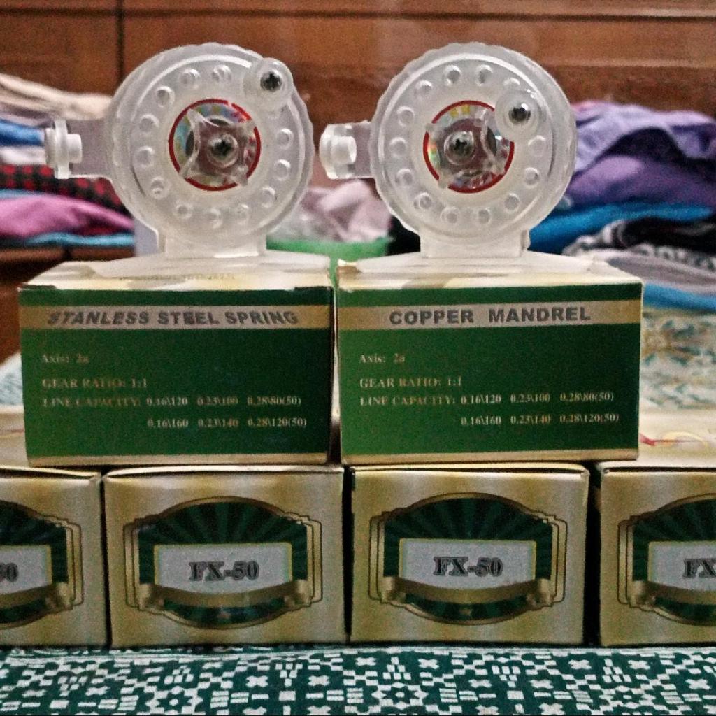 rel pancing tokos kecil FX-50 awet ringan bagus untuk tegek anda