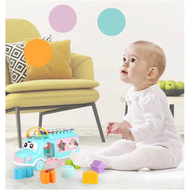 MAINAN EDUKATIF BUS KTG YE 20 / BUS XYLOPHONE MUSIC