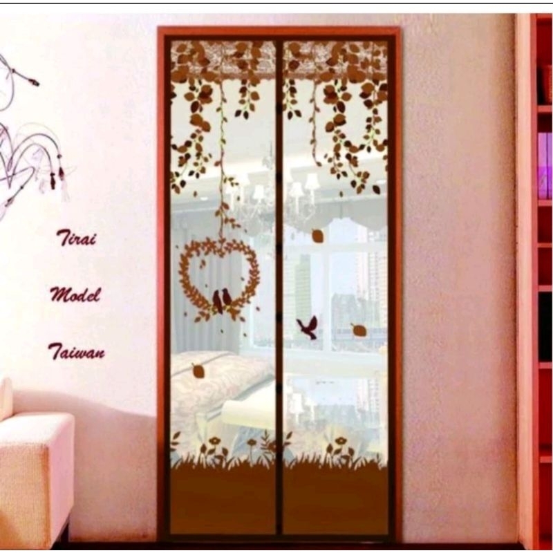 TIRAI PINTU MAGNET ANTI NYAMUK MOTIF DORAEMON