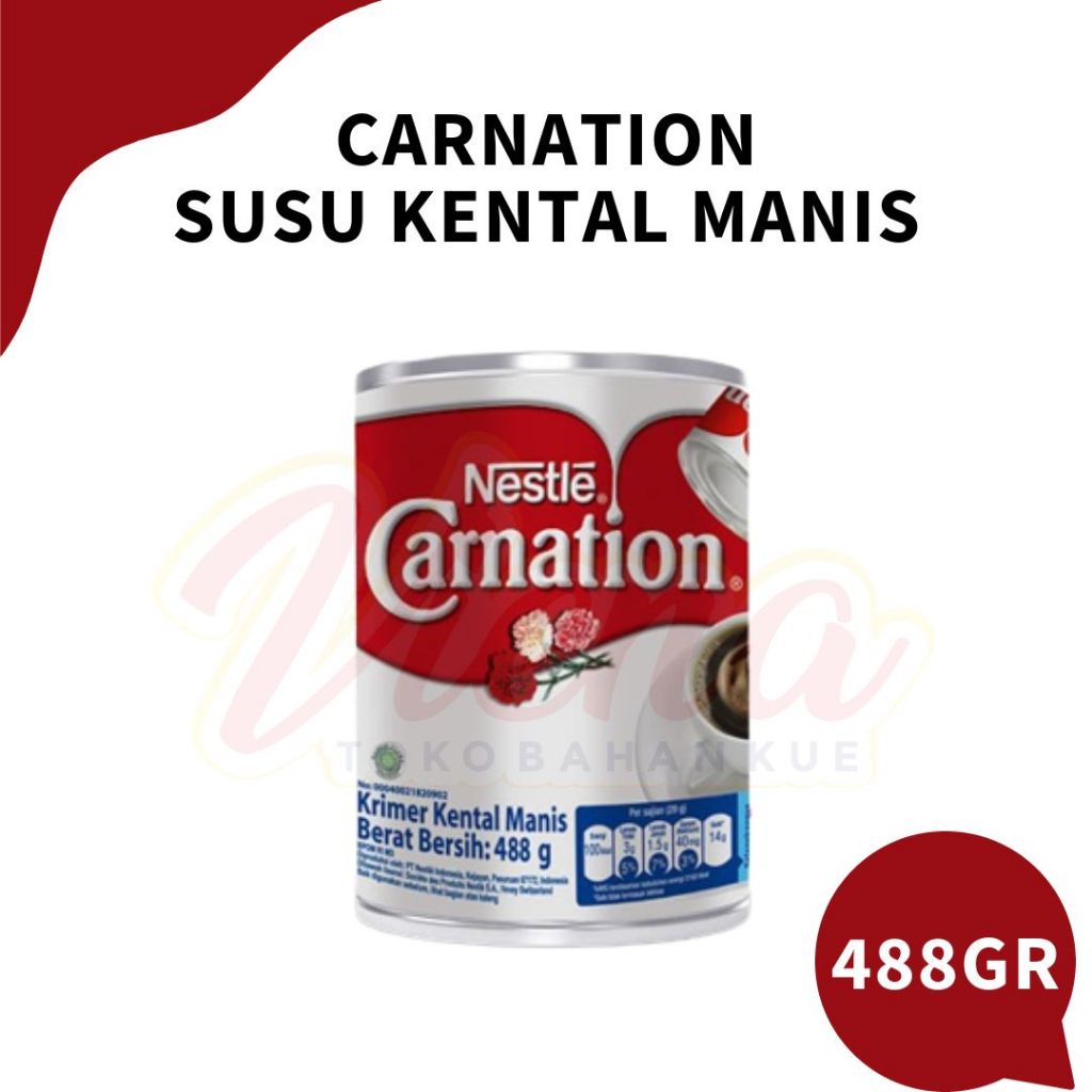 

Carnation Kental Manis Kaleng 488gr