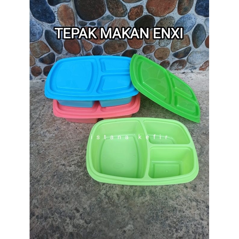 Tepak Makan ENXI / Kotak Bekal Plastik