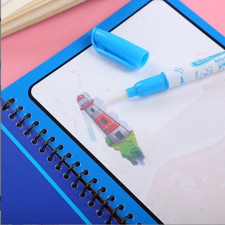 

Buku Mewarnai Anak Dengan Air Magic Water Doodle Painting