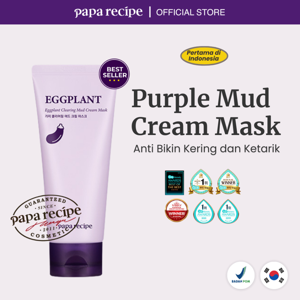 PAPA RECIPE Eggplant Clearing Mud Cream Mask