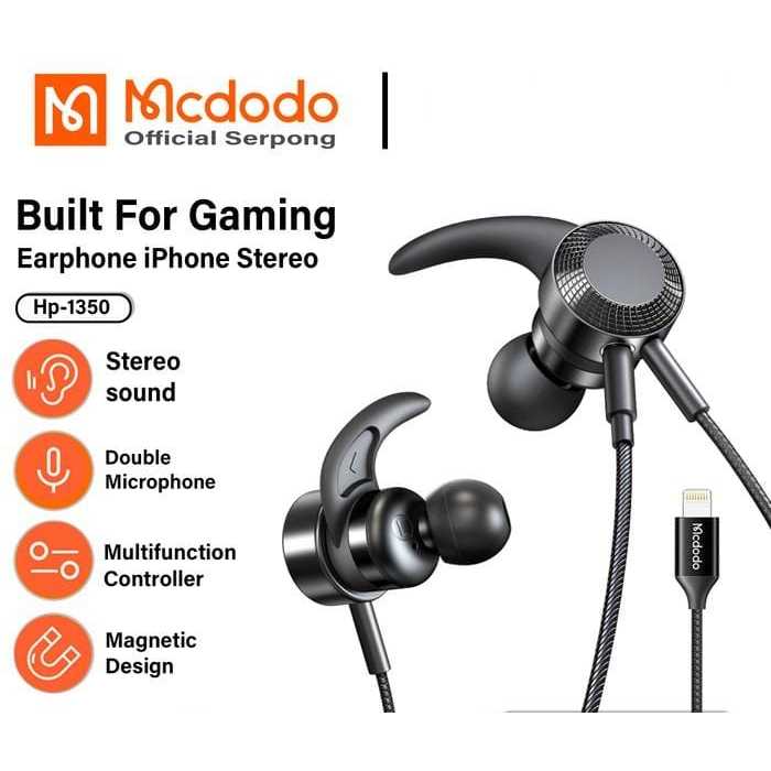 Earphone Gaming Mcdodo Lightning HP-1350