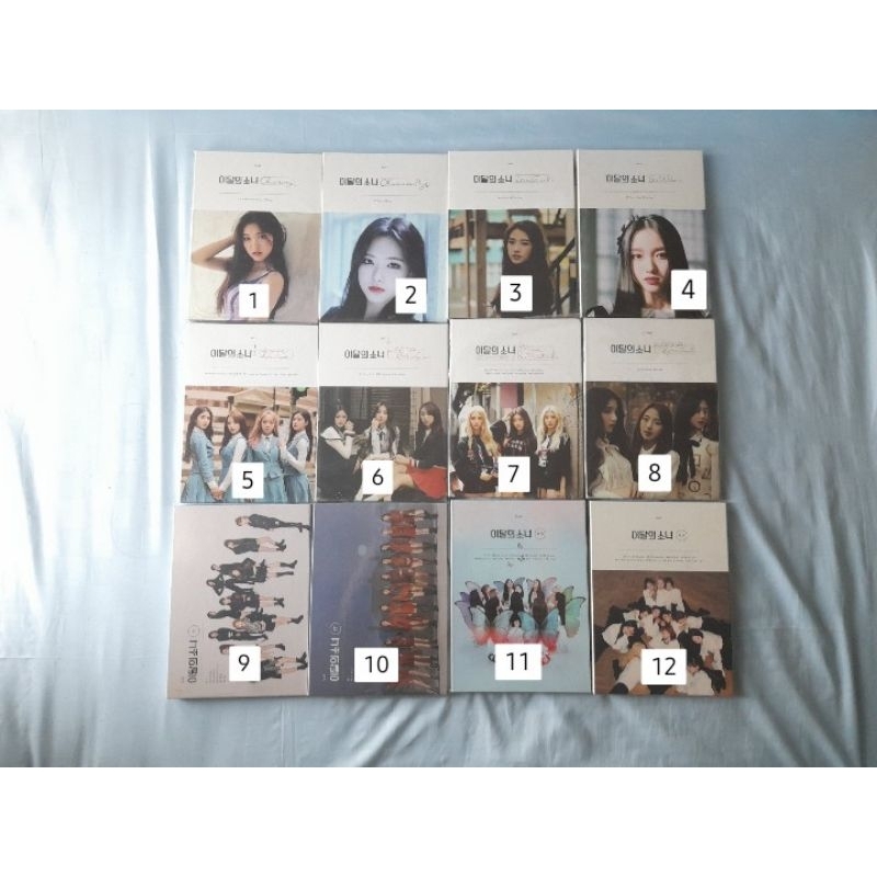 loona album only solo reprint choerry olivia hye haseul gowon love & live reguler loona & yeojin mix