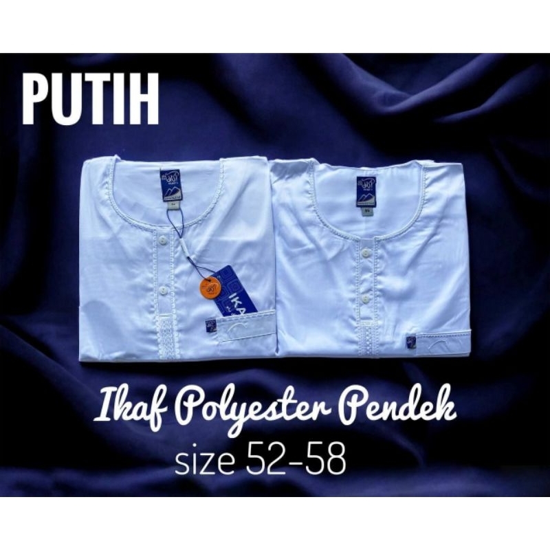 Jubah Ikaf Pria Dewasa Lengan Pendek/ Jubah Pria Import Saudi /Jubah Pria Dewasa