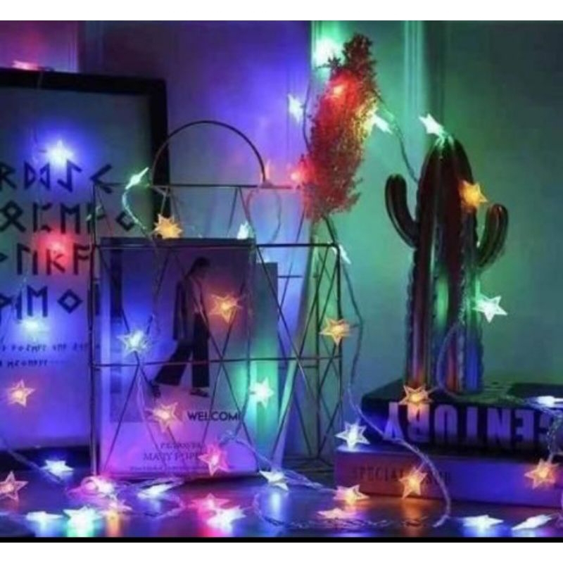 lampu  Led tumbler Agustusan//natal LED//lampu bola anggur kelap kelip panjang 10