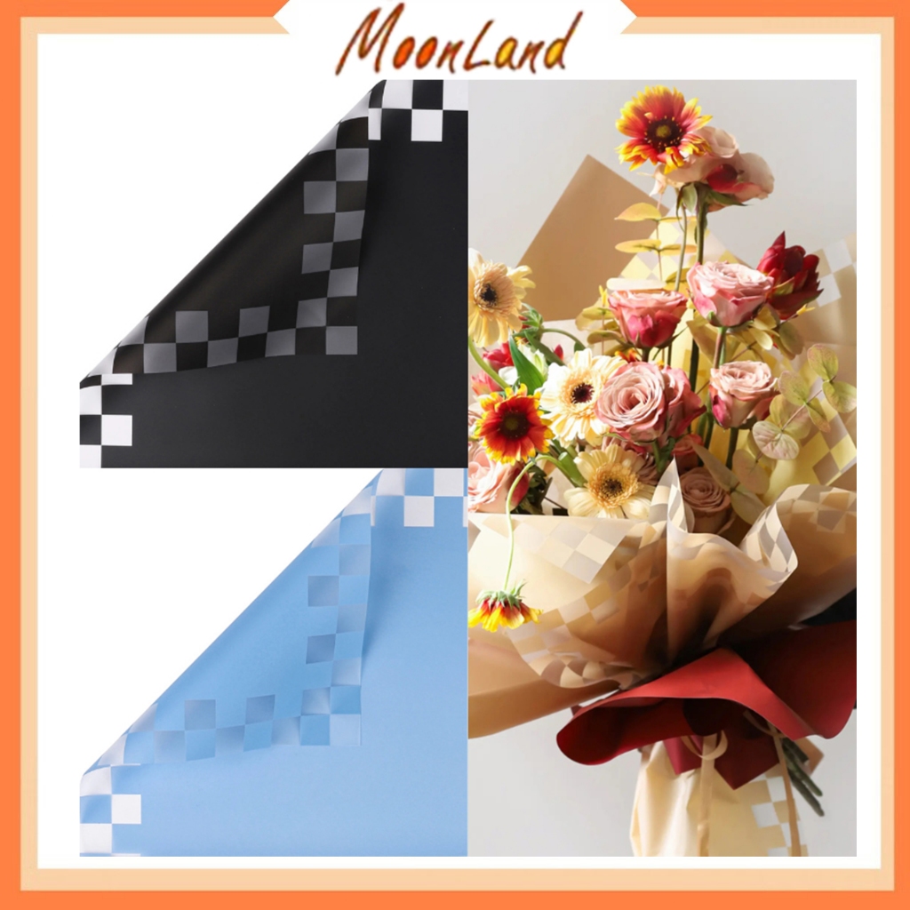 

Kertas Buket Square Stripe Cellophane Flower Wrapping rubik cube pastel Kb6293