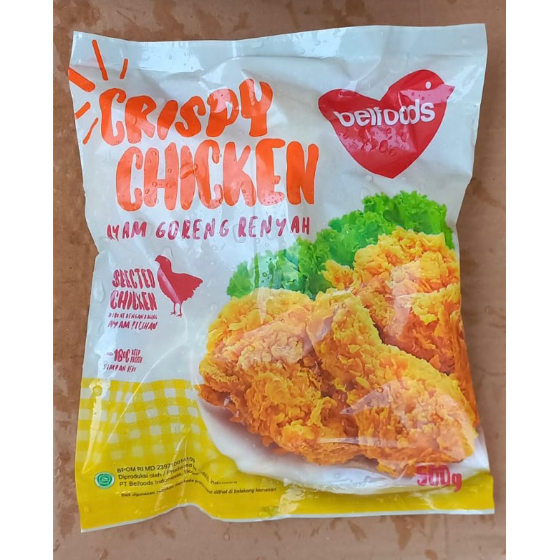 

Belfoods Crispy Chicken Ayam Goreng Renyah 500Gr