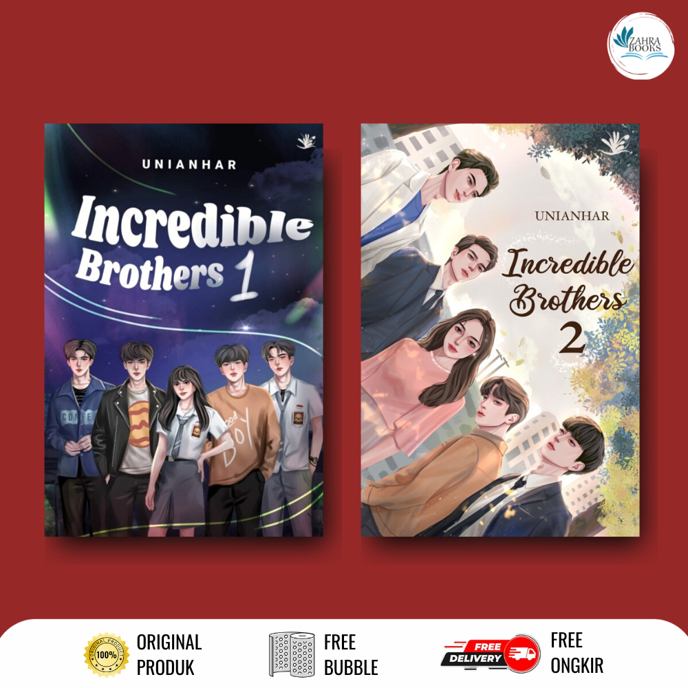 NOVEL INCREDIBLE BROTHERS 1 & INCREDIBLE BROTHERS 2 by Unianhar - Namina Books