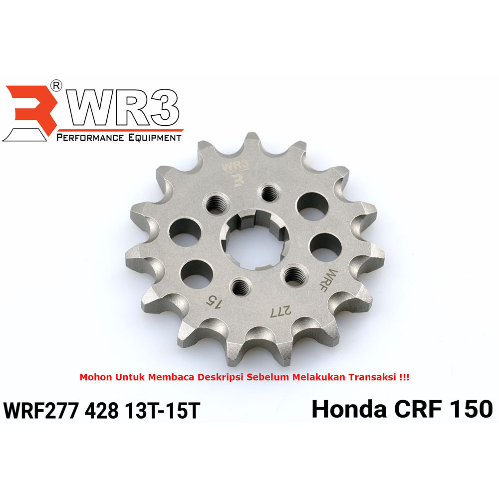 Gear Depan WR3 WRF277 428 CRF 150 WRF1502 428 KLX 150