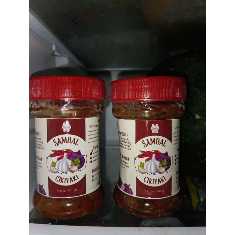 

Sambal Cikiyaki 100% sambal