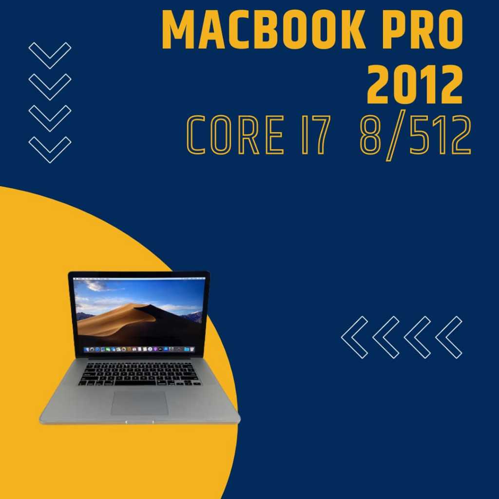 MACBOOK PRO 2012 15 inch core i7 8/512