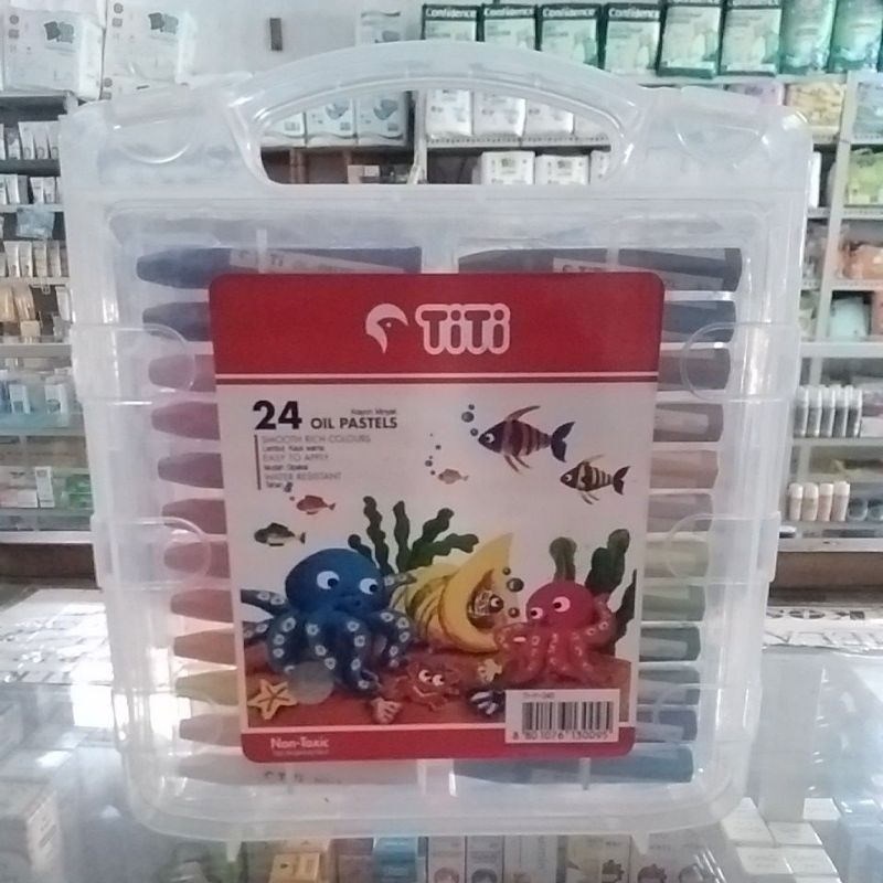 

Titi oil pastel 24 warna