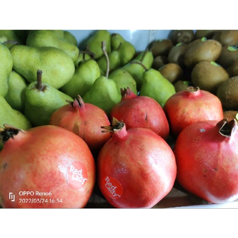 

delima India merah import fress