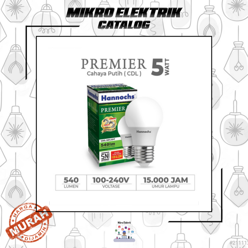 Lampu Led Hannochs Premier 5 Watt