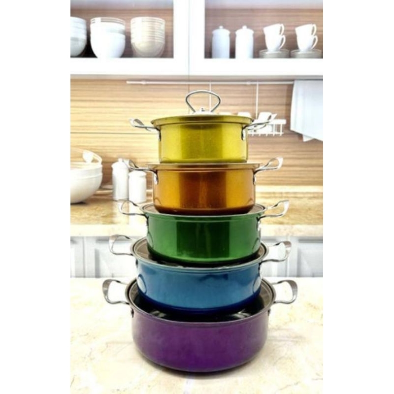 Panci Set Gionee Warna /Rainbow Gionee G -148