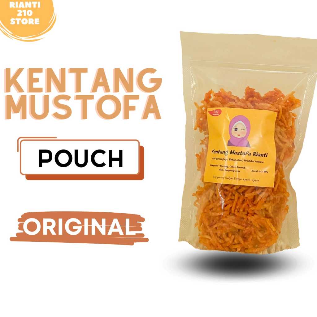 

Keripik Kentang Mustofa Rianti 200 g / Kripik Kentang Mustofa / Fresh Made by Order