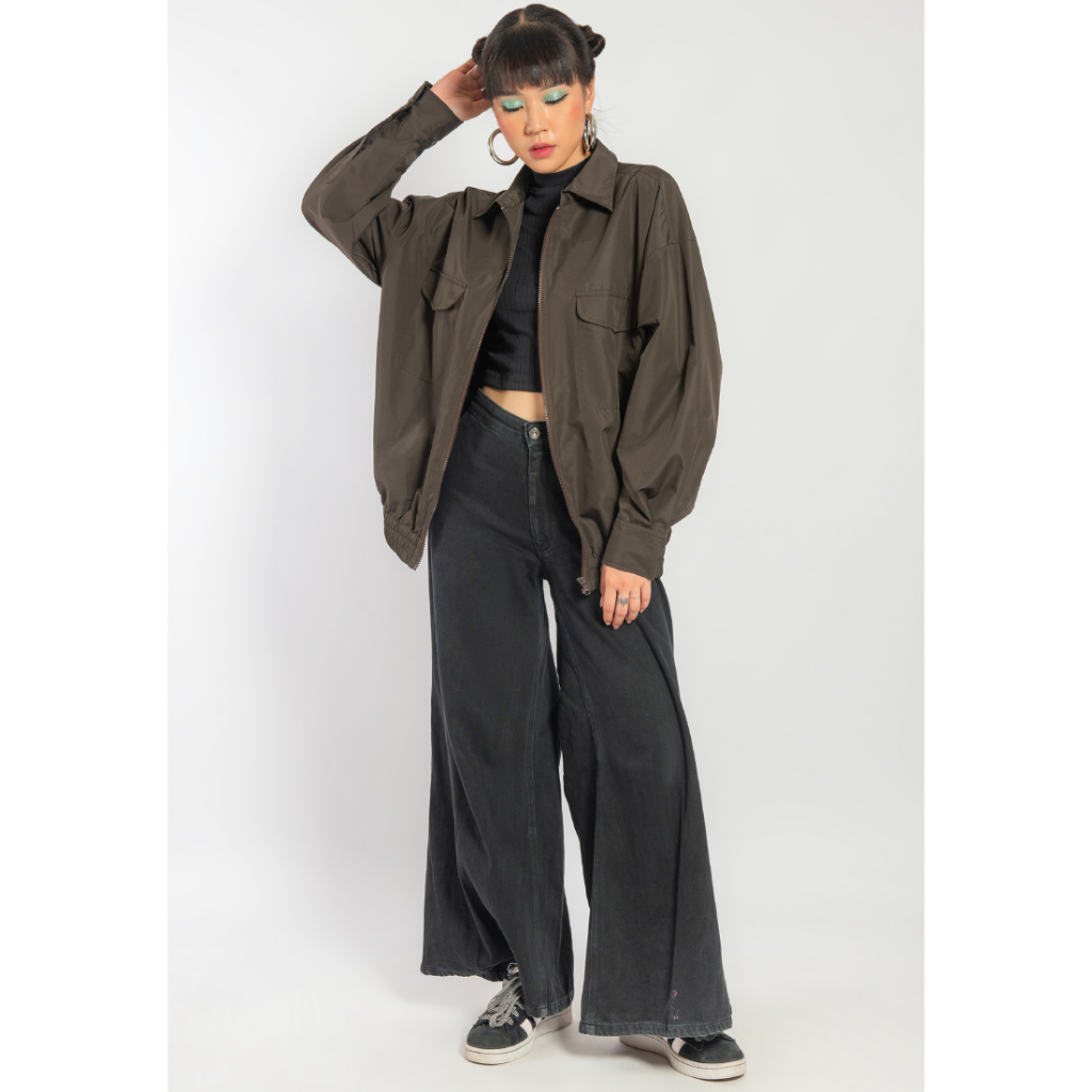 OCWA UTOPIA SHIRT WATERPROOF JACKET BROWN