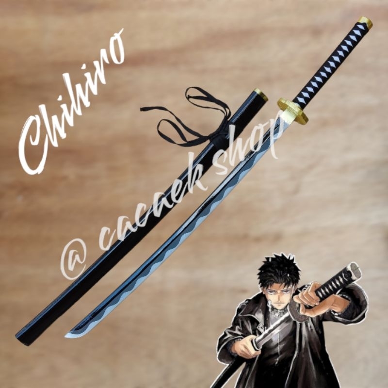 pedang kayu chihiro kagurabachi cosplay anime