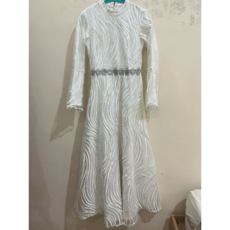 preloved dress pesta, gamis pengajian aqiqah, brokat full, furing hijab