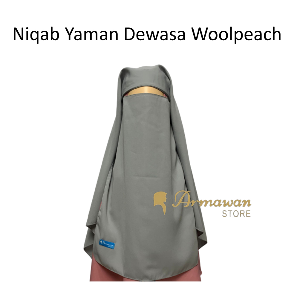 Cadar Niqab Yaman Saudi Basic Woolpeach Premium