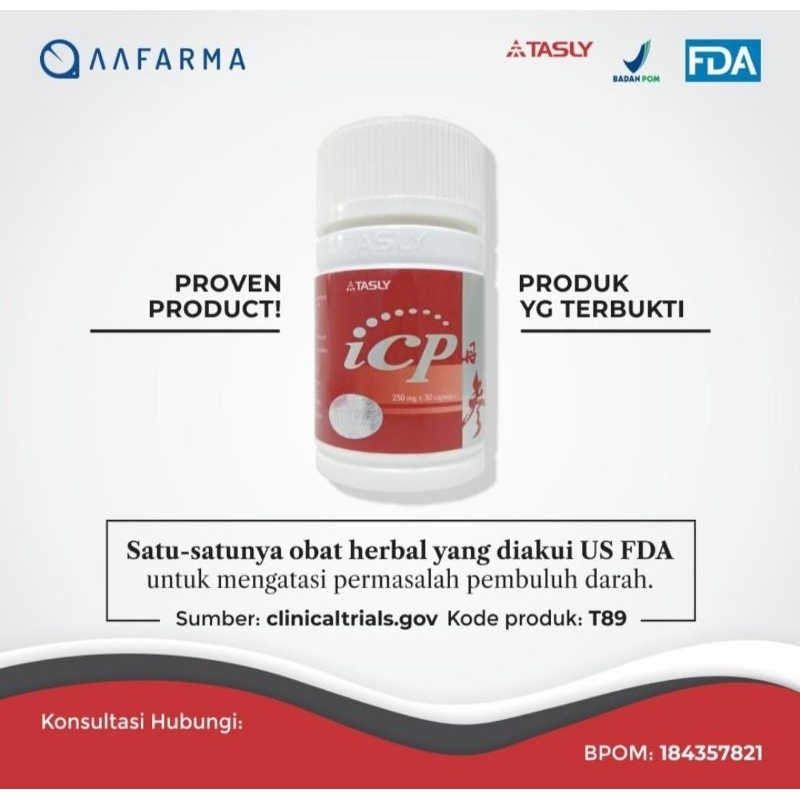 ICP CAPSULE Asli Original Obat Herbal Jantung Stroke