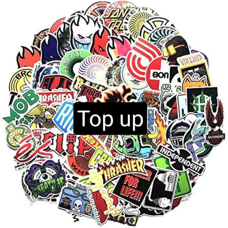 

stiker cool skatboard