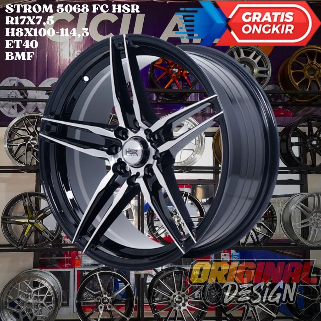 Velg Mobil Ring 17 HSR STROM FC R17 CONFERO , ALVEZ , AVANZA , MOBILIO