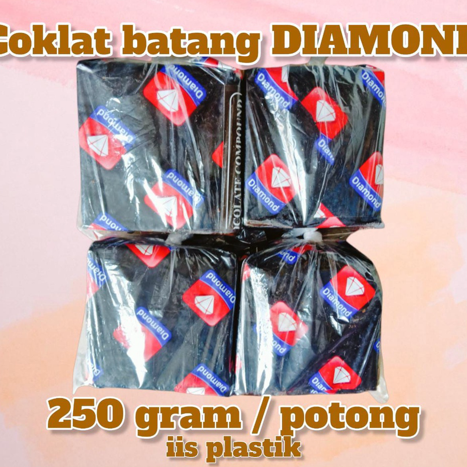

Harga Termurah coklat batang Diamond -/+ 250 grm perpotong Dijual Murah