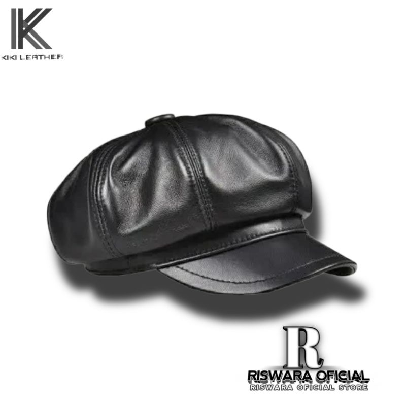 Topi Korea  Pria Dan Wanita Terbuat Dari Kulit Domba Asli